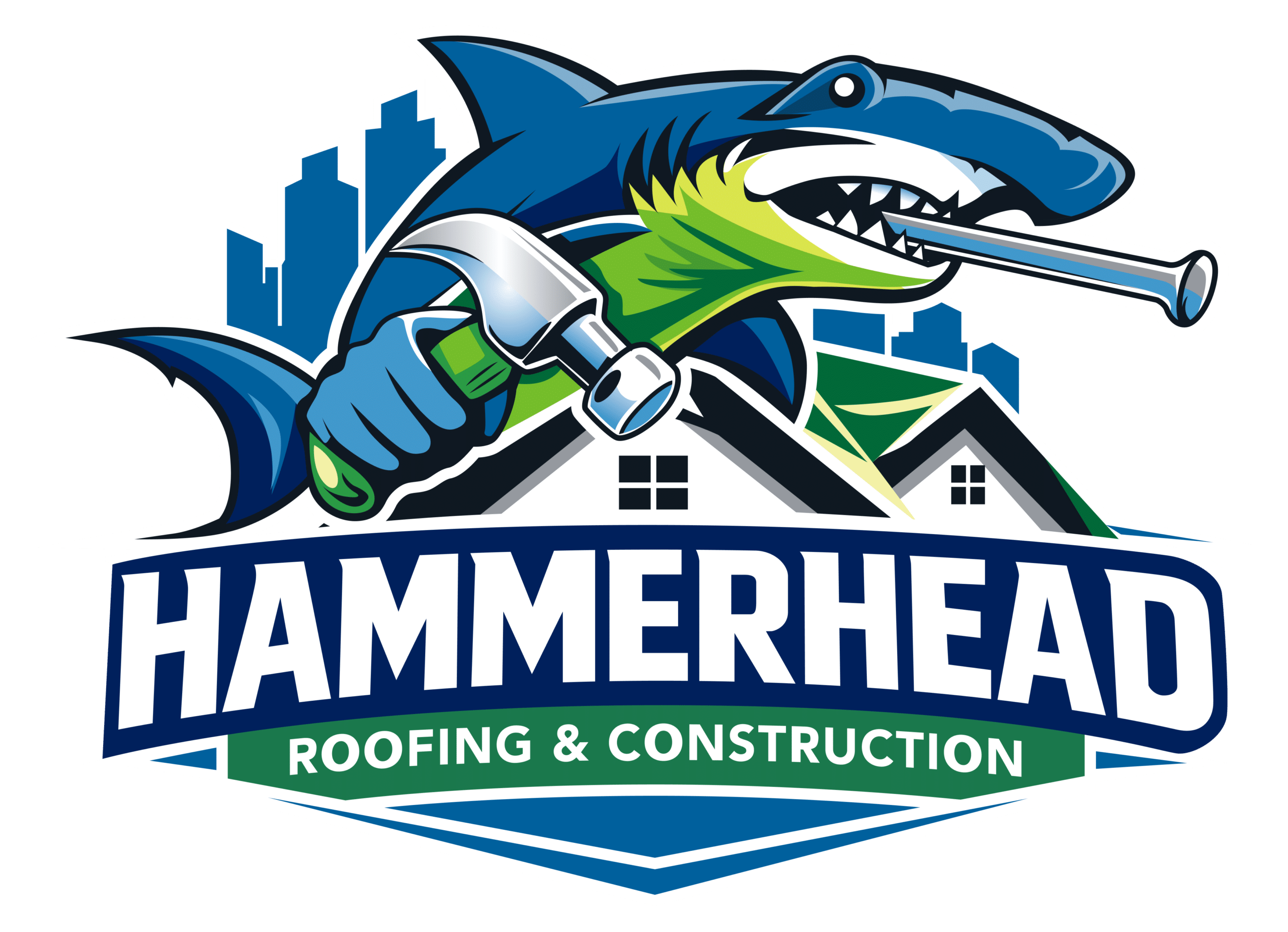 Hammerhead Roofing Company Logo
